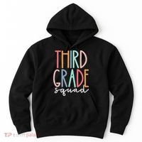 Third Grade Squad 3rd Grade Teacher Crew Back To School Team Hoodie thumb 0