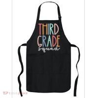 Third Grade Squad 3rd Grade Teacher Crew Back To School Team Apron thumb 0