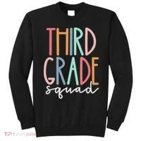 Third Grade Squad 3rd Grade Teacher Crew Back To School Team Sweatshirt thumb 0