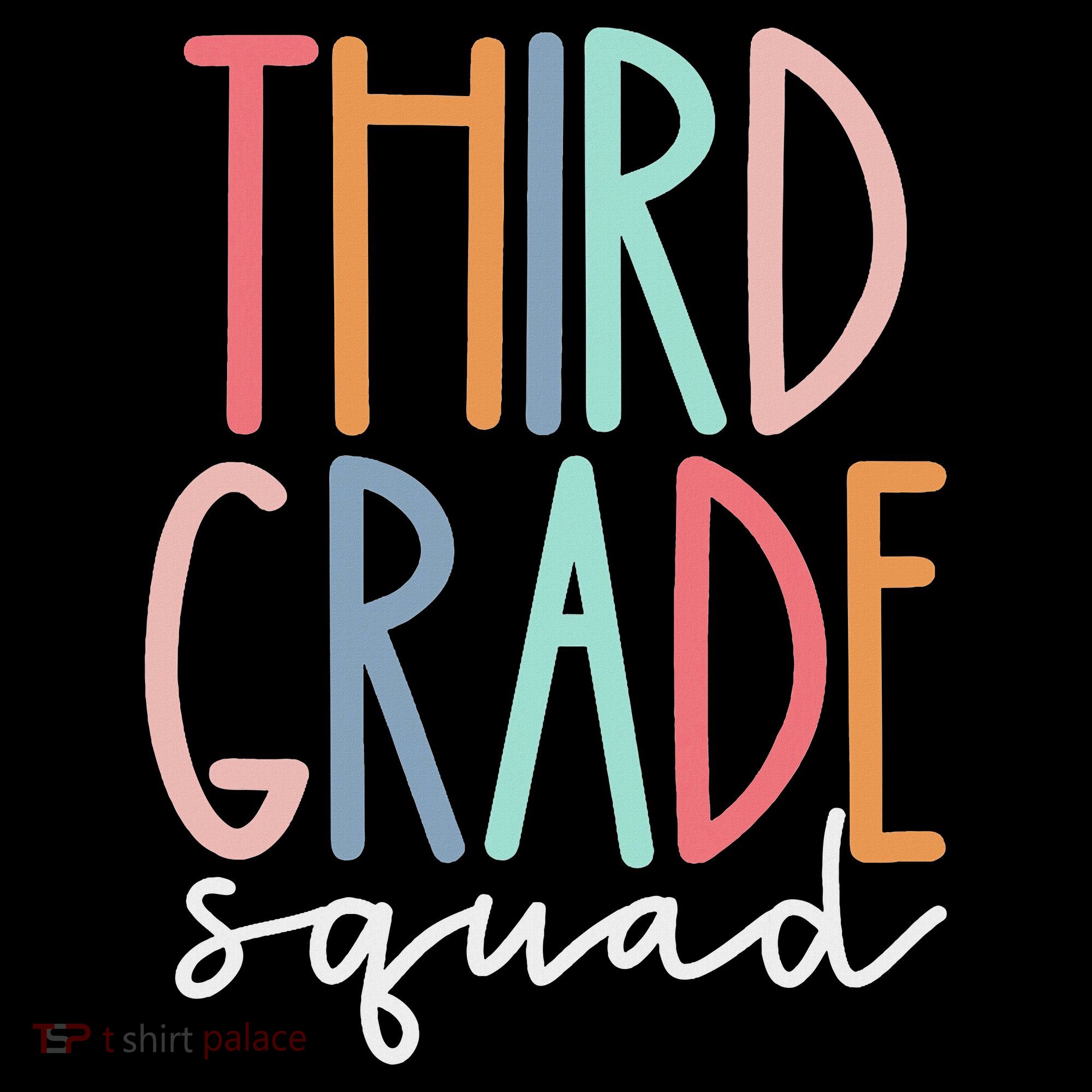 Third Grade Squad 3rd Grade Teacher Crew Back To School Team Sweatshirt
