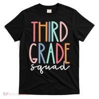 Third Grade Squad 3rd Grade Teacher Crew Back To School Team T-Shirt thumb 0
