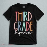 Third Grade Squad 3rd Grade Teacher Crew Back To School Team T-Shirt thumb 5