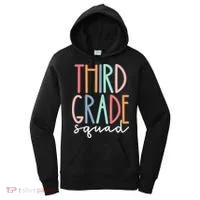 Third Grade Squad 3rd Grade Teacher Crew Back To School Team Women's Hoodie thumb 0