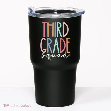 Third Grade Squad 3rd Grade Teacher Crew Back To School Team Tumbler