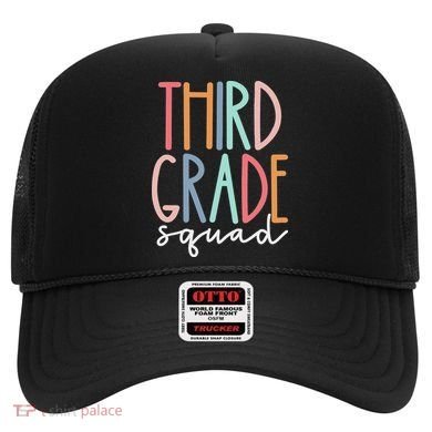 Third Grade Squad 3rd Grade Teacher Crew Back To School Team Hat
