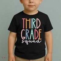 Third Grade Squad 3rd Grade Teacher Crew Back To School Team Toddler T-Shirt thumb 2