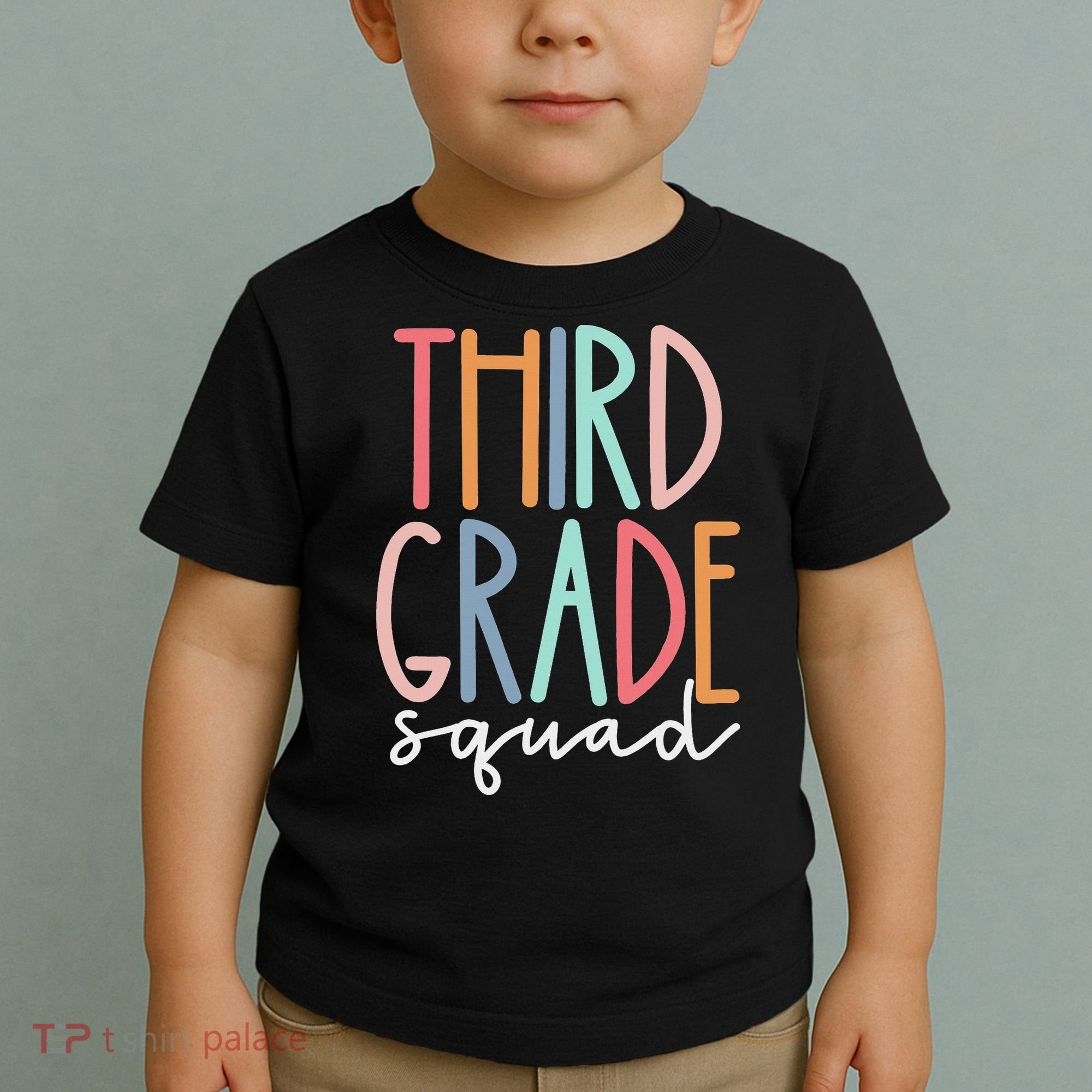 Third Grade Squad 3rd Grade Teacher Crew Back To School Team Toddler T-Shirt