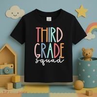 Third Grade Squad 3rd Grade Teacher Crew Back To School Team Toddler T-Shirt thumb 3