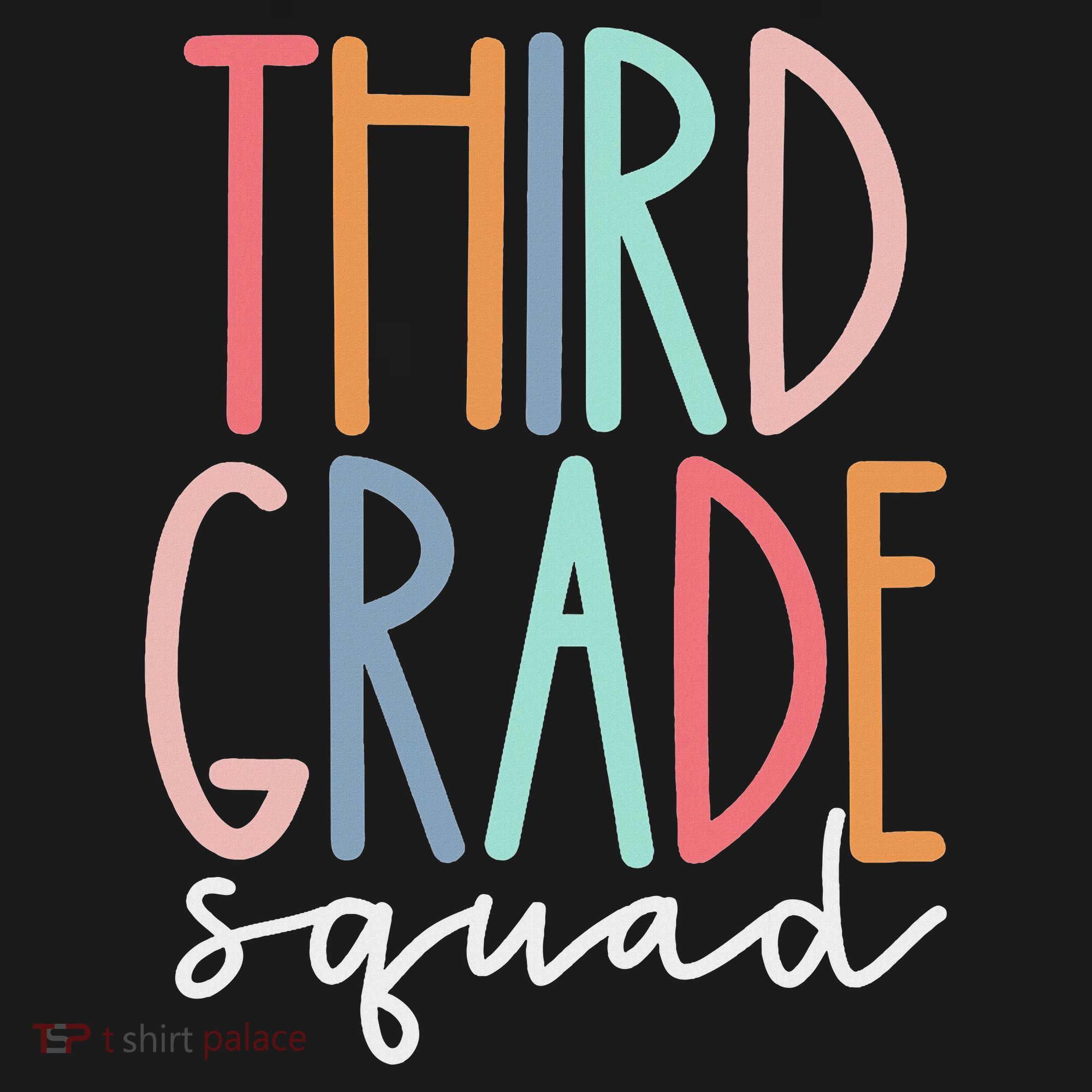 Third Grade Squad 3rd Grade Teacher Crew Back To School Team Toddler T-Shirt