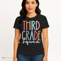 Third Grade Squad 3rd Grade Teacher Crew Back To School Team Women's T-Shirt thumb 4