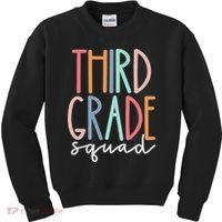 Third Grade Squad 3rd Grade Teacher Crew Back To School Team Kids Sweatshirt thumb 0