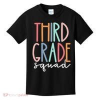 Third Grade Squad 3rd Grade Teacher Crew Back To School Team Kids T-Shirt thumb 0