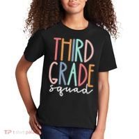 Third Grade Squad 3rd Grade Teacher Crew Back To School Team Kids T-Shirt thumb 2