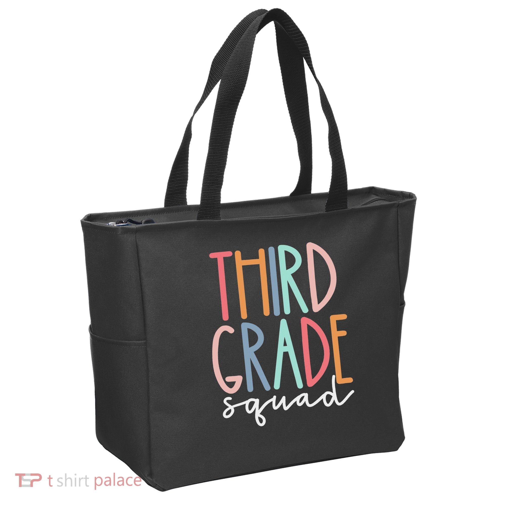 Third Grade Squad 3rd Grade Teacher Crew Back To School Team Tote Bag