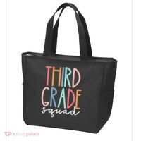 Third Grade Squad 3rd Grade Teacher Crew Back To School Team Tote Bag thumb 3