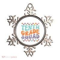 Tenth Grade Squad Retro Groovy Happy First Day Of School Gift Ornament thumb 0