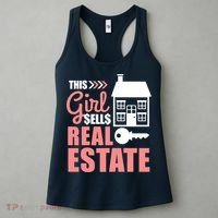 This Girl Sells Real Estate Real Estate Agent Women's Tank Top thumb 3