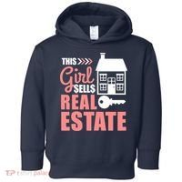 This Girl Sells Real Estate Real Estate Agent Toddler Hoodie thumb 0