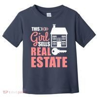 This Girl Sells Real Estate Real Estate Agent Toddler T-Shirt thumb 0