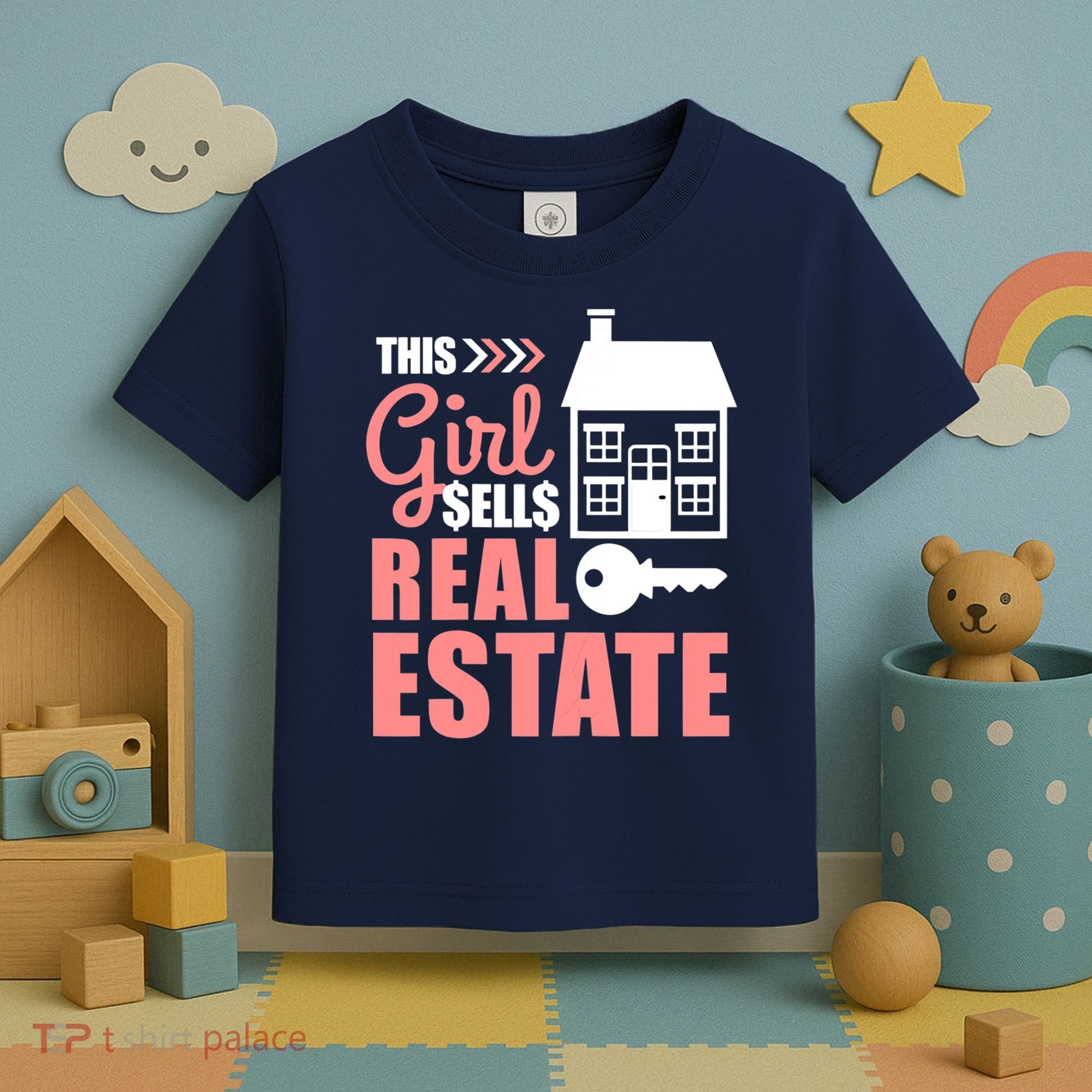This Girl Sells Real Estate Real Estate Agent Toddler T-Shirt