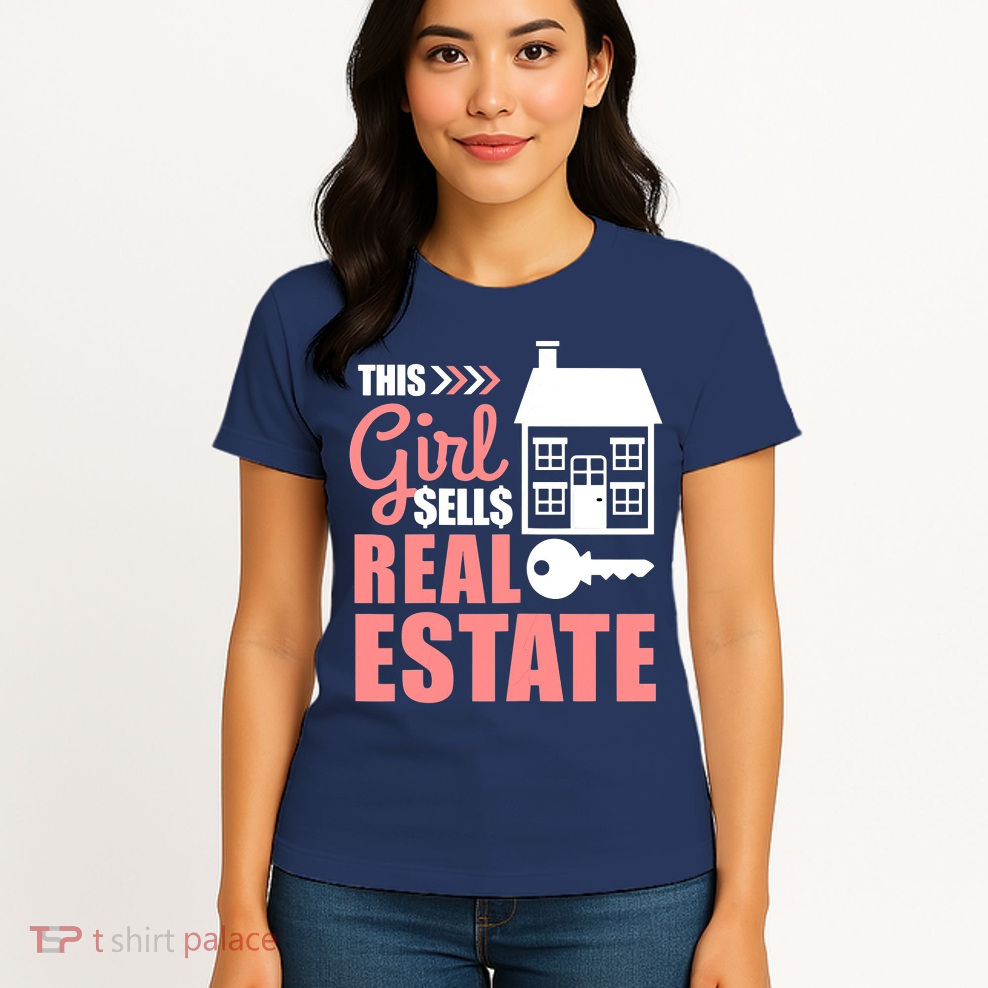 This Girl Sells Real Estate Real Estate Agent Women's T-Shirt