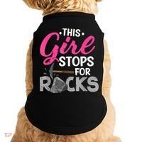 This Girl Stops For Rocks Rock Collector Geode Hunter Doggie Tank thumb 0