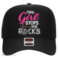 This Girl Stops For Rocks Rock Collector Geode Hunter Hat thumb 0