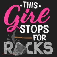This Girl Stops For Rocks Rock Collector Geode Hunter Hat thumb 2