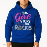 This Girl Stops For Rocks Rock Collector Geode Hunter Hoodie thumb 2