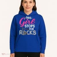 This Girl Stops For Rocks Rock Collector Geode Hunter Hoodie thumb 5
