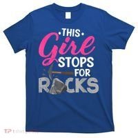 This Girl Stops For Rocks Rock Collector Geode Hunter T-Shirt thumb 0