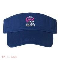 This Girl Stops For Rocks Rock Collector Geode Hunter Visor thumb 0