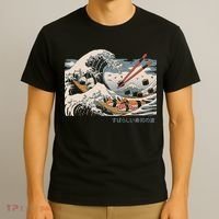 The Great Sushi Wave T-Shirt thumb 3
