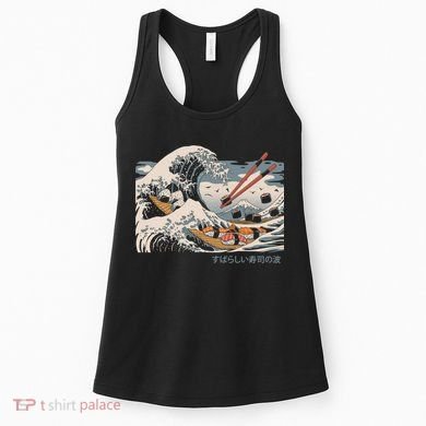 The Great Sushi Wave Women's Tank Top