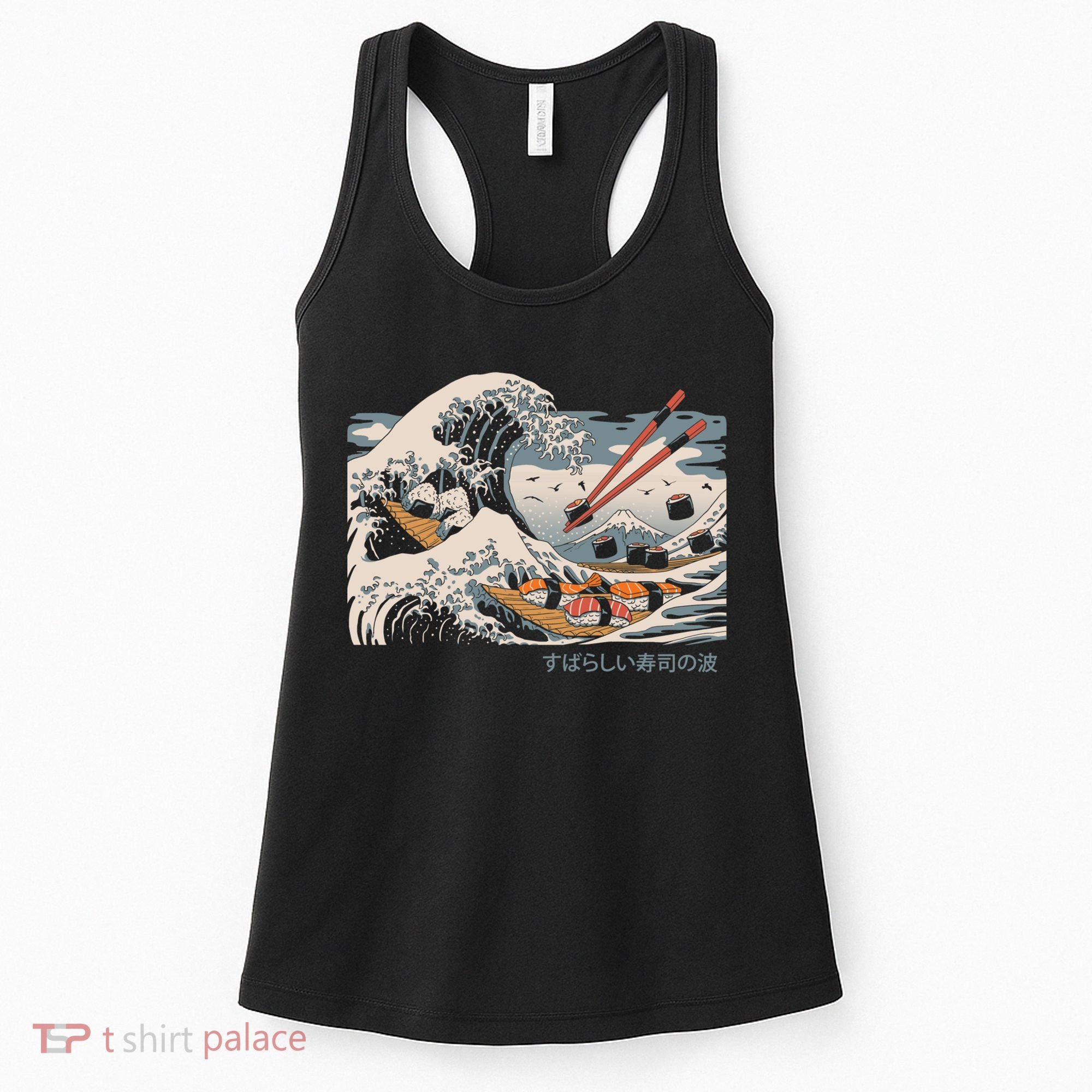 The Great Sushi Wave Women's Tank Top
