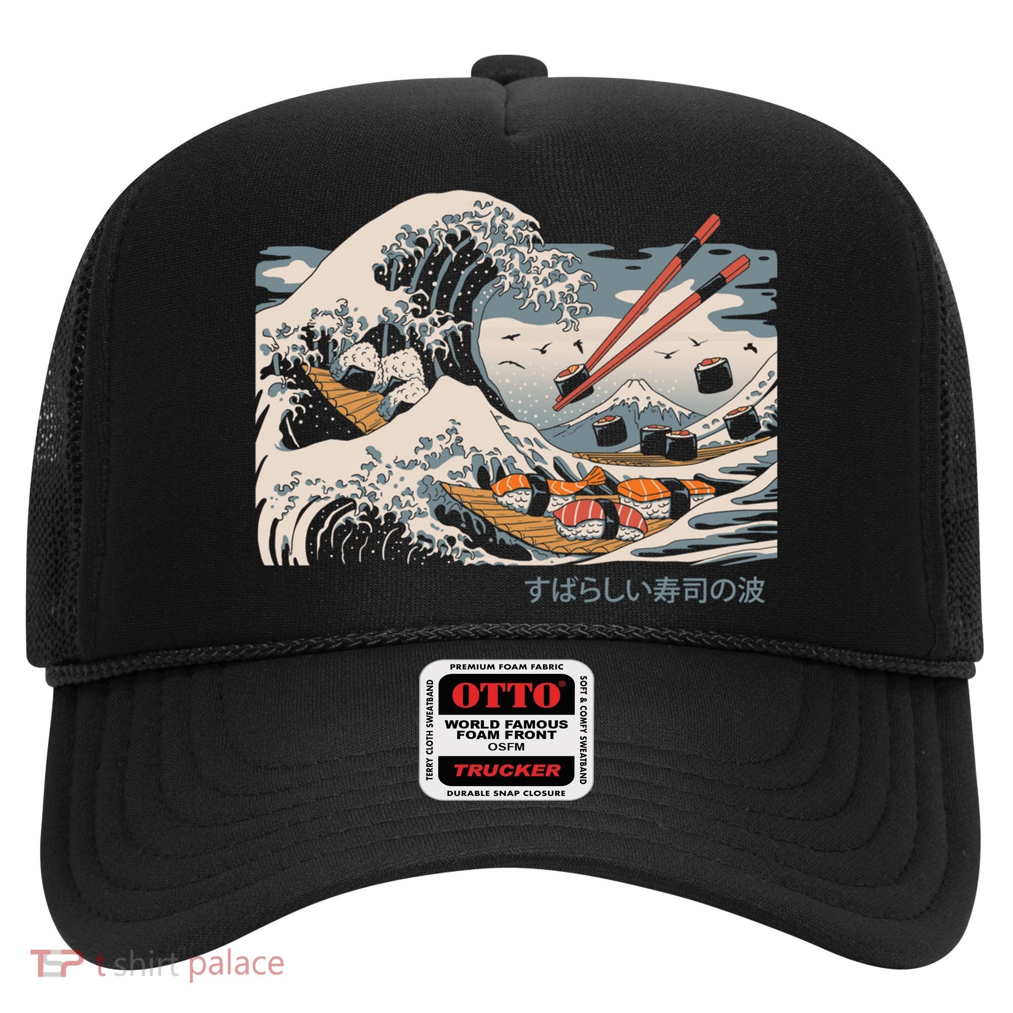 The Great Sushi Wave Hat
