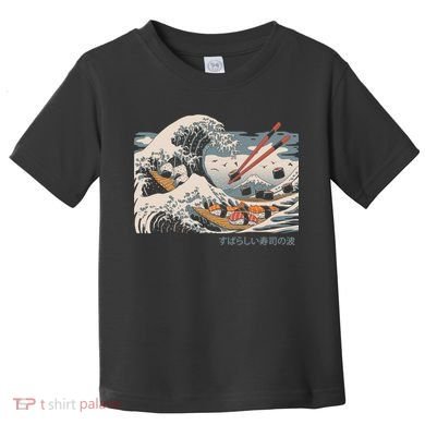 The Great Sushi Wave Toddler T-Shirt