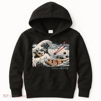 The Great Sushi Wave Kids Hoodie thumb 0
