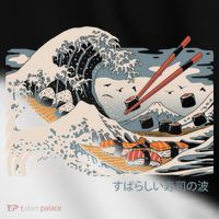 The Great Sushi Wave Toddler Fine Jersey T-Shirt thumb 2