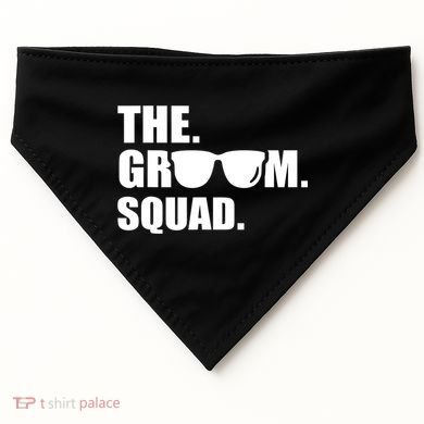 The Groom Squad Bachelor Party Great Gift USA-Made Doggie Bandana