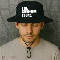 The Groom Squad Bachelor Party Great Gift Bucket Hat thumb 2