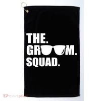 The Groom Squad Bachelor Party Great Gift Golf Towel thumb 0