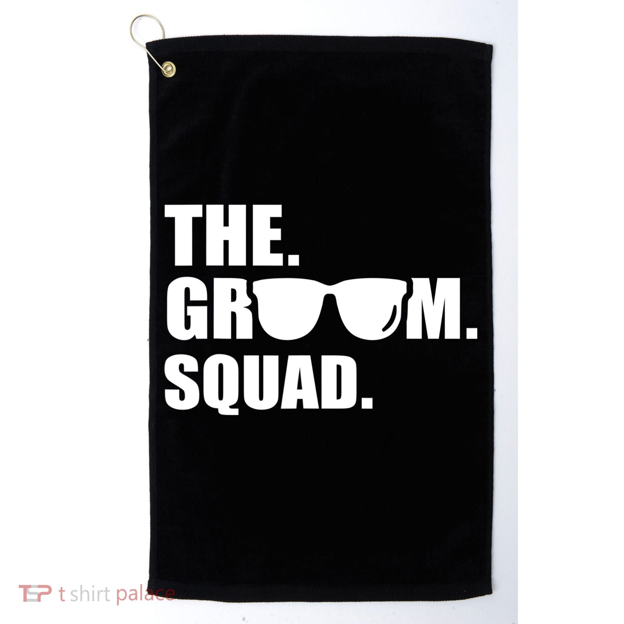 The Groom Squad Bachelor Party Great Gift Golf Towel