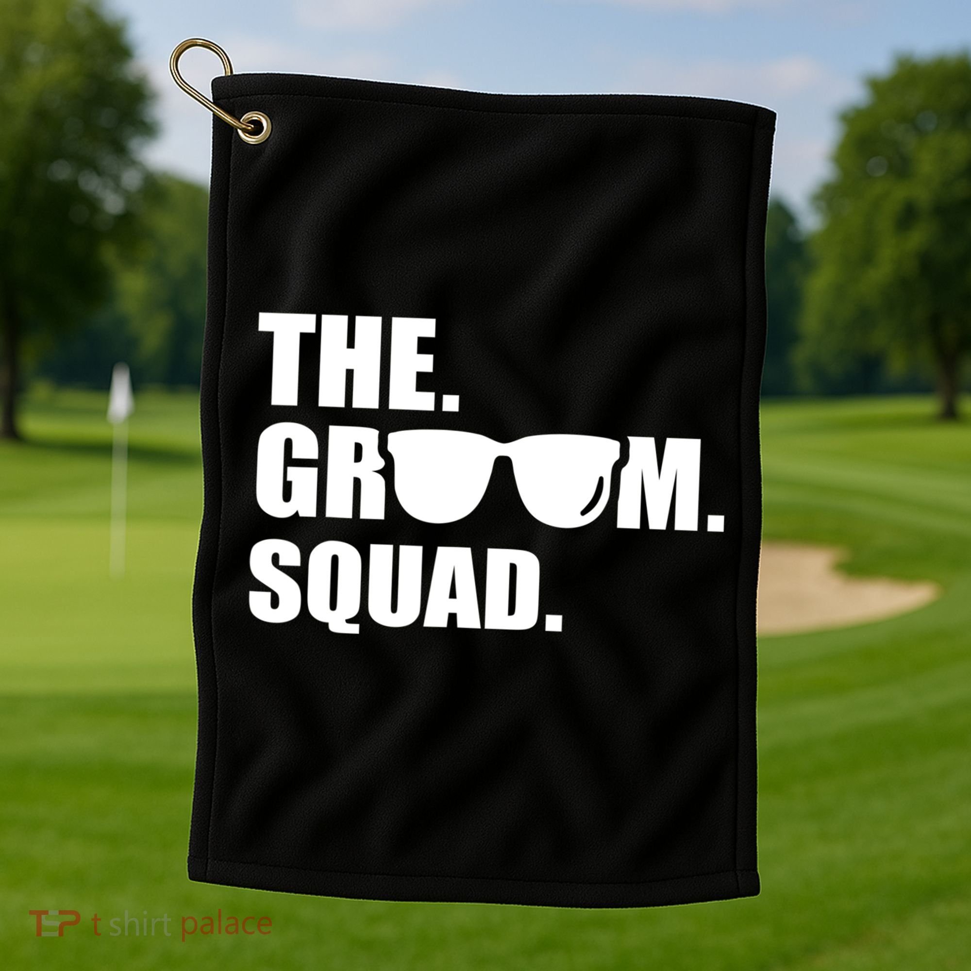The Groom Squad Bachelor Party Great Gift Golf Towel