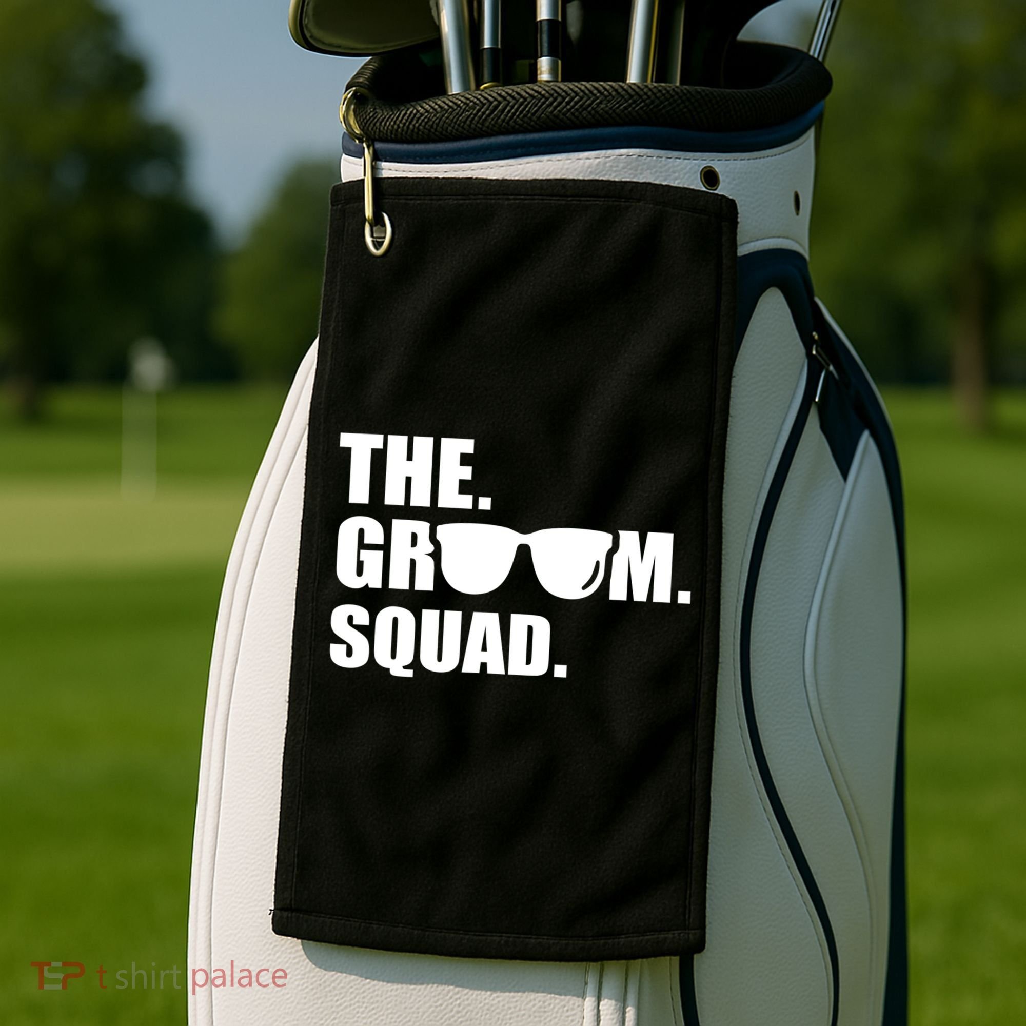 The Groom Squad Bachelor Party Great Gift Golf Towel