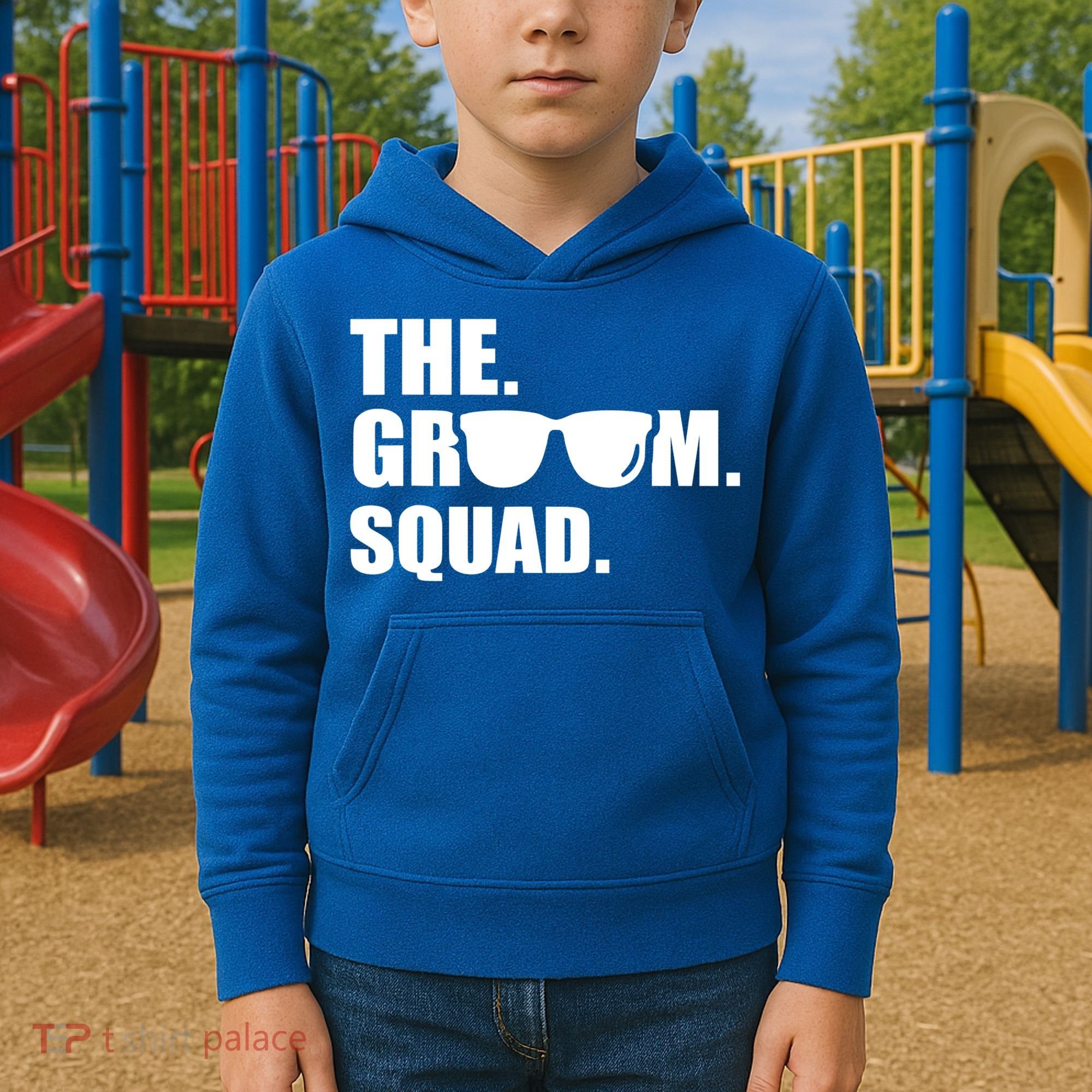 The Groom Squad Bachelor Party Great Gift Kids Hoodie