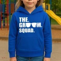 The Groom Squad Bachelor Party Great Gift Kids Hoodie thumb 3