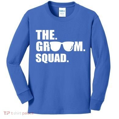The Groom Squad Bachelor Party Great Gift Kids Long Sleeve Shirt