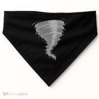 Tornado Gift Storm Chaser Gift Scary Weather Hurricane Great Gift USA-Made Doggie Bandana thumb 0