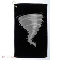 Tornado Gift Storm Chaser Gift Scary Weather Hurricane Great Gift Golf Towel thumb 0